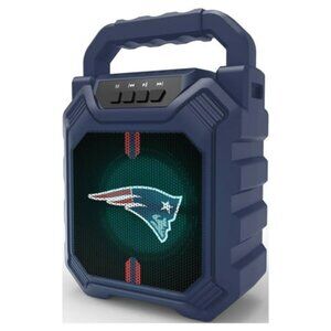 NIB New England Patriots Bluetooth Wireless Speaker with LED Lights & Handle